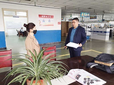  金安區(qū)就業(yè)局楊向東局長(zhǎng)一行深入安徽星星集團(tuán)開(kāi)展“四送一服”走訪調(diào)研-1