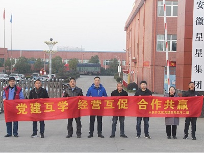 開發(fā)區(qū)黨建互學(xué)互促合作非公二組在星星集團開展交流活動